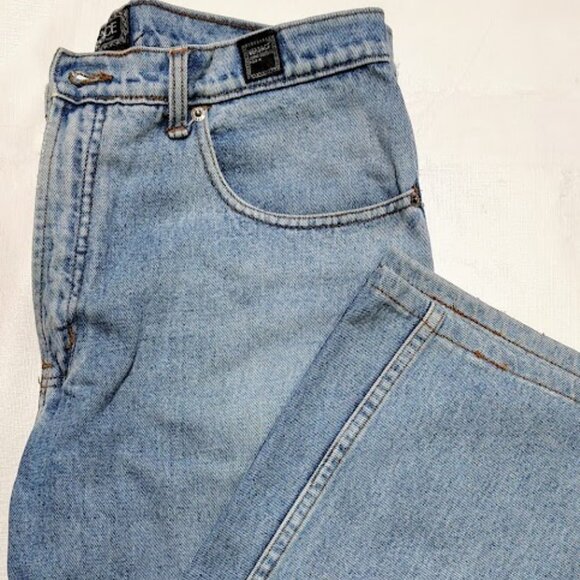 34X27 VERSACE LIGHT BLUE DENIM JEANS - Picture 4 of 4